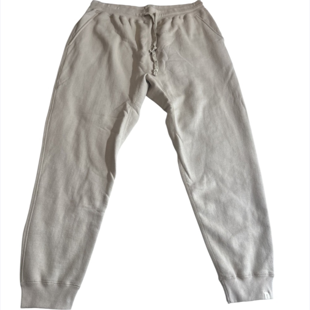 TKEES Jogger Pants Men Size‎ 6  Beige Drop Crotch Sweatpants